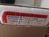 WINCHESTER 94 TEXAS SESQUICENTENNIAL .38-55 WIN SADDLE RING CARBINES, 18 1/2 INCH BARREL - 17 of 17