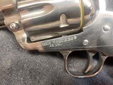 LIKE NEW, RUGER NEW VAQUERO REVOLVER WITH BIRDS HEAD GRIPS, MODEL 00510, 45 COLT - 2 of 12