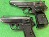 Used Walther Pistols, PP 22 LR and PP/S 380 ACP. - 1 of 11