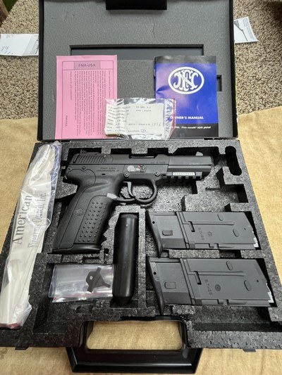 NIB FN Herstal Five-seveN IOM (Individual Officer Model) pistol in 5.7x28mm.