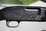 Engraved Winchester Model 12 - 7 of 10