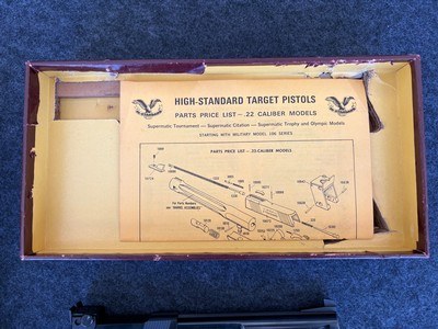 High Standard Supermatic trophy 5.5” 106 Military - Image 8 of 8