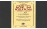 Uberti Colt Model 1849 Wells Fargo Commemoritive - 6 of 6