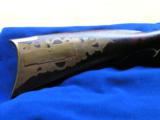 Flintlock Relief Carved Golden Age Kentucky Rifle 45 caliber Full Tiger-Striped
Stock
- 2 of 12
