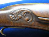 Kentucky Relief Carved Golden Age Rifle 45 caliber Percussion Full Tiger-Striped
Stock
- 10 of 12