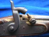 Kentucky Relief Carved Golden Age Rifle 45 caliber Percussion Full Tiger-Striped
Stock
- 5 of 12