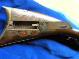 Kentucky Relief Carved Golden Age Rifle 45 caliber Percussion Full Tiger-Striped
Stock
- 4 of 12
