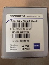 Zeiss Conquest 3.5-10x50 MC Scope - 1 of 4