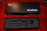 Trijicon TR24G Accupoint 1-4x24 Green Triangle (30mm tube) - 2 of 3