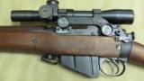 Sniper Version of Enfield Rifle No. 4 Mark 1 (T) with Scope and Box - 7 of 20