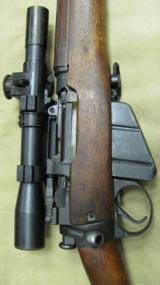 Sniper Version of Enfield Rifle No. 4 Mark 1 (T) with Scope and Box - 4 of 20