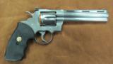Colt Python .357 Magnum Stainless Steel with 6 inch Barrel in Custom Oak Presentation Box - 3 of 13