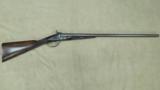 Wm. Moore Engraved 12 Gauge Bar-n-Wood Double Barrel Pin Fire Hammer Shotgun - 1 of 20
