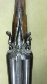 Cockerill Engraved Double Barrel Hammer Shotgun - 12 of 20
