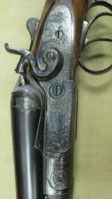 Cockerill Engraved Double Barrel Hammer Shotgun - 9 of 20