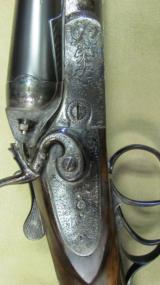 Cockerill Engraved Double Barrel Hammer Shotgun - 14 of 20