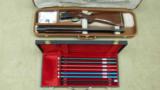 Belgium Browning Superposed Multi-gauge set 410,28,20,12 with Case - 1 of 19