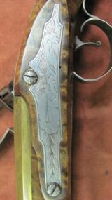 Engraved Flintlock Pistol by A. A. White in Presentation Case - 6 of 16