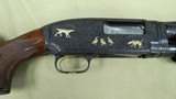 Winchester Model 12 Pigeon Grade Heavily Engraved and 13 Gold Inlays - 3 of 20