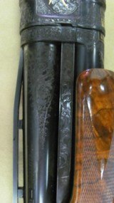 Winchester Model 12 Pigeon Grade Heavily Engraved and 13 Gold Inlays - 8 of 20
