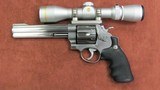 S&W Model 629-3 Classic Stainless Steel Revolver .44 Magnum with Leupold VX-3 2.5x8 Scope - 1 of 16