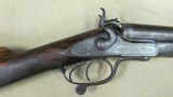 Mortimer Engraved Double Barrel Hammer Shotgun 12 Gauge (Scotland) - 13 of 20