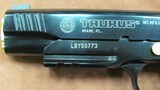 Taurus PT-1911 AR .38 Super Caliber Pistol Unfired in Box - 6 of 12