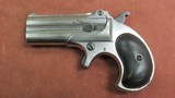 Remington O/U Derringer Type II .41 RF Caliber wirh Original Nickel Finish - 1 of 16