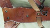 Right Hand Brown Leather Fast Draw Holster Rig for .45 Caliber Mfg. by Alfonso of Hollywood Leather Co. - 3 of 8