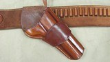 Galco "Cowboy Shoot" Double Holster/Cross Draw Rig .45 Caliber Loops 46 inch Belt Tip to Toe - 3 of 11