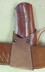 Galco "Cowboy Shoot" Double Holster/Cross Draw Rig .45 Caliber Loops 46 inch Belt Tip to Toe - 8 of 11