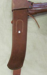 Galco "Cowboy Shoot" Double Holster/Cross Draw Rig .45 Caliber Loops 46 inch Belt Tip to Toe - 9 of 11
