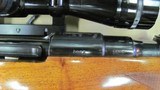 Mannlicher Schoenauer Model 1952 Bolt Action Rifle in .270 Win. Caliber with Double Set Triggers and Scope - 6 of 20