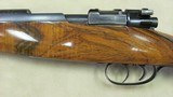 Mauser 98 Custom with Double Set Triggers, Fancy Wood and Checkering, Solid Rib - 9 of 20