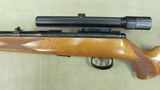 Anschutz Model 54 Sporter .22 LR with Checkered Stock, Double Set Triggers and Bushnell 3x8 Scope - 8 of 20