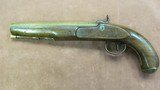 Brass Barrelled Sharpe Percussion Officers Pistol with London Marked Barrel, Serial Number 7 - 2 of 16