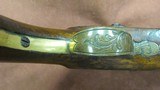 Brass Barrelled Sharpe Percussion Officers Pistol with London Marked Barrel, Serial Number 7 - 10 of 16
