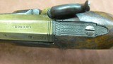 Brass Barrelled Sharpe Percussion Officers Pistol with London Marked Barrel, Serial Number 7 - 12 of 16