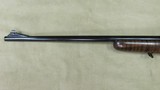 Custom 98 Mauser Rifle with 6mm Remington Caliber Barrel by Gilkey, Fancy Stripped Walnut Stock - 9 of 20