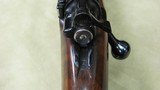 Custom 98 Mauser Rifle with 6mm Remington Caliber Barrel by Gilkey, Fancy Stripped Walnut Stock - 20 of 20