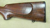 Custom 98 Mauser Rifle with 6mm Remington Caliber Barrel by Gilkey, Fancy Stripped Walnut Stock - 6 of 20