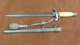 Original Nazi Army Officer's Dagger with Scabbard and Fittings - 2 of 11
