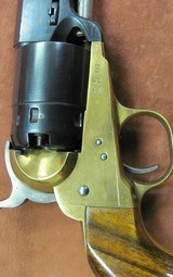 Confederate Navy Model 1860 Replica Revolver by Uberti in .44 Caliber Mfg. in 1966 in Solid Walnut Presentation Case - 7 of 20