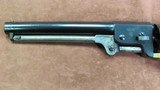 Confederate Navy Model 1860 Replica Revolver by Uberti in .44 Caliber Mfg. in 1966 in Solid Walnut Presentation Case - 5 of 20