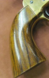 Confederate Navy Model 1860 Replica Revolver by Uberti in .44 Caliber Mfg. in 1966 in Solid Walnut Presentation Case - 6 of 20