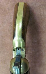 Confederate Navy Model 1860 Replica Revolver by Uberti in .44 Caliber Mfg. in 1966 in Solid Walnut Presentation Case - 12 of 20