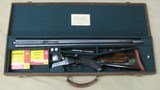 Wilkinson Engraved Double Rifle in .450/400 Caliber with 3 1/4" Chambers in Leather Case - 1 of 20