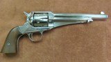 Remington Model 1875 Single Action Army Revolver (a.k.a. "Improved Army or Frontier Army) Nickel Plated Finish, 7 1/2" Barrel - 2 of 13