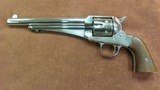 Remington Model 1875 Single Action Army Revolver (a.k.a. "Improved Army or Frontier Army) Nickel Plated Finish, 7 1/2" Barrel - 1 of 13