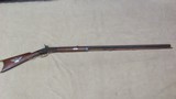 Kentucky or PA Long Rifle with Double Set Trigger, Inlayed Silver Eagle and Fittings, Approx. .36 Caliber - 1 of 19